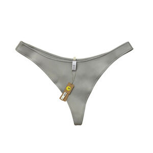 Skims 4X Sport Swim Thong Chrome NWT